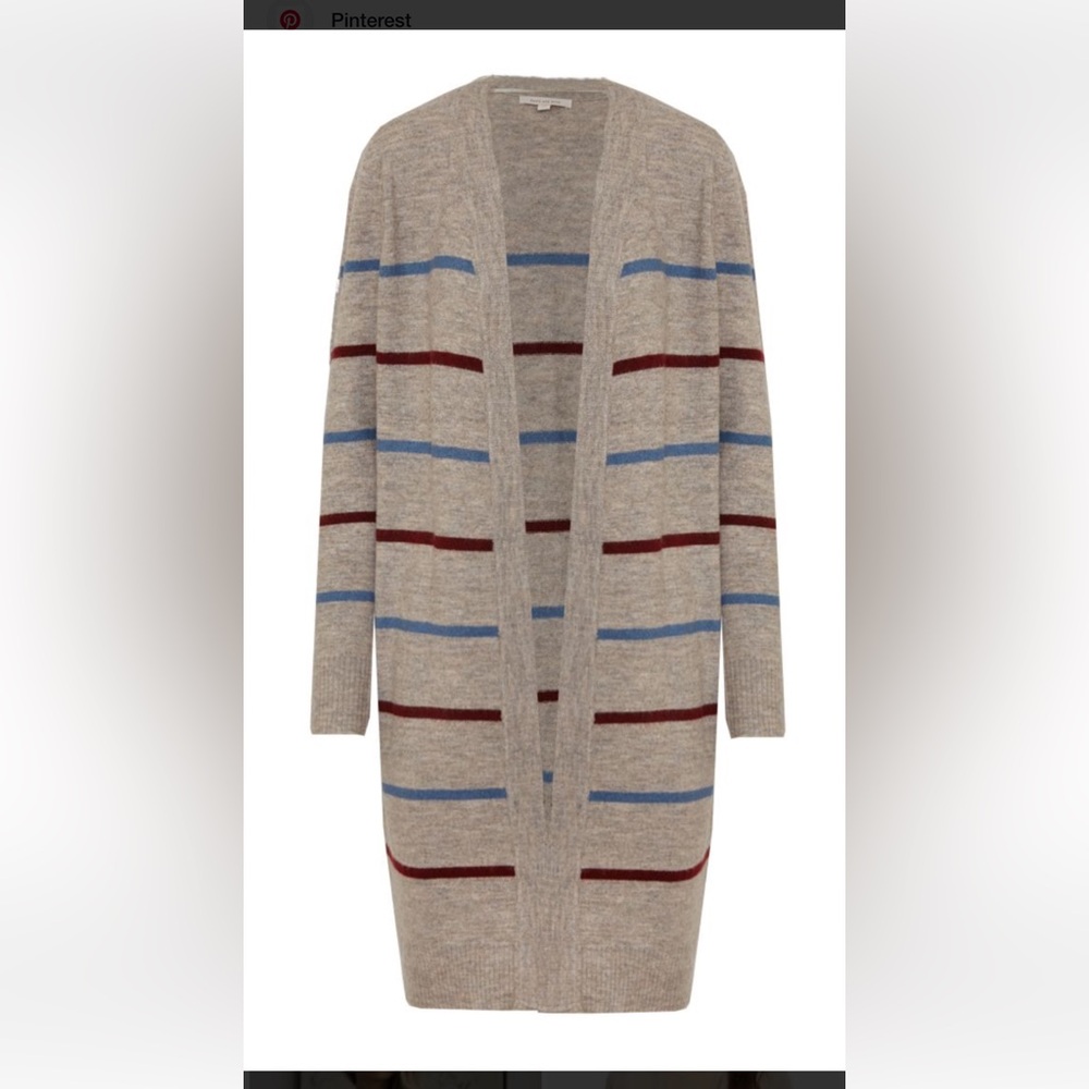 Skies are blue 2x Striped Open-Front Cardigan